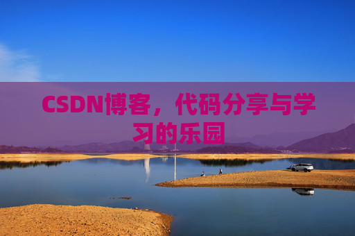 CSDN博客,代码分享与学习的乐园